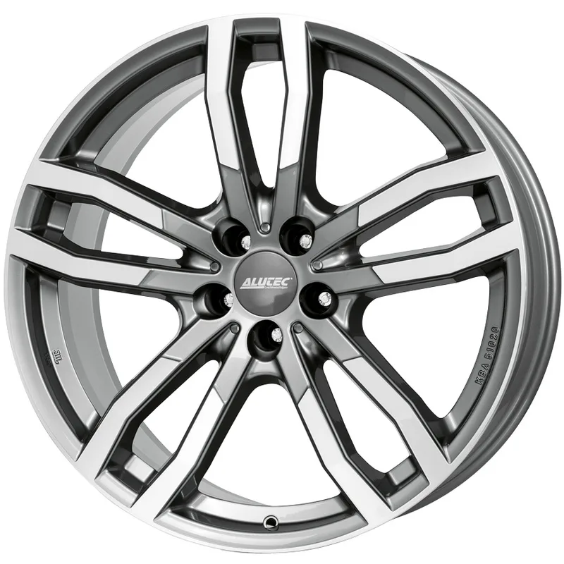 Alutec 9,5x21/5x112 ET53 D66,5 DriveX Metal Grey Front Polished