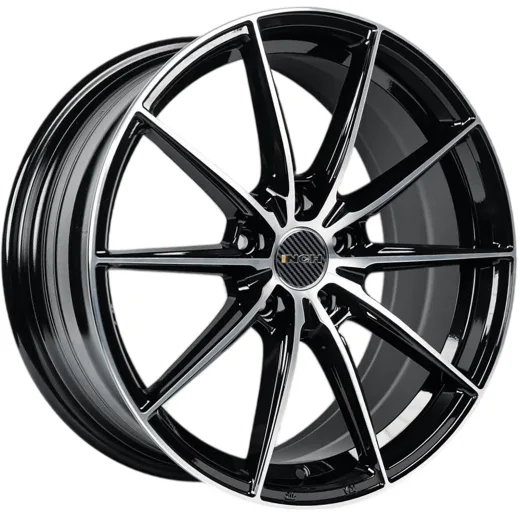 INCH 8x18/5x114,3 ET37 D66,5 FA8533 Gloss Black Machined Face (ZJH) FlowForming