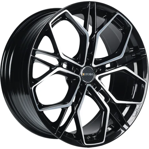 INCH 8,5x20/5x114,3 ET30 D60,1 FA8534 Gloss Black Machined Face (ZJH) FlowForming