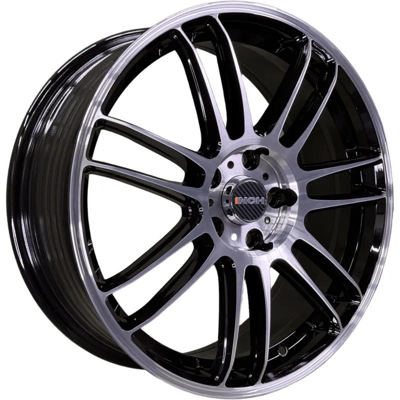INCH 7x18/5x114,3 ET35 D60,1 FA8535 Gloss Black Machined Face (ZJH) FlowForming