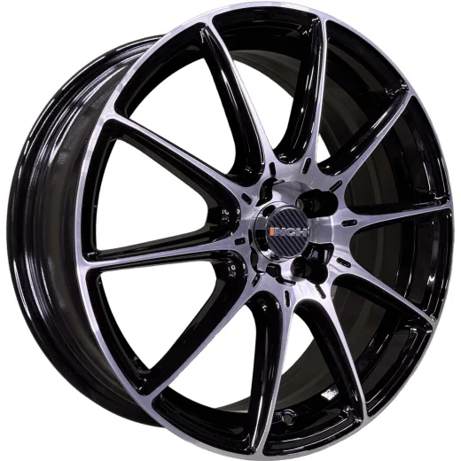 INCH 6,5x17/5x114,3 ET45 D54,1 FA8537 Gloss Black Machined Face (ZJH) FlowForming