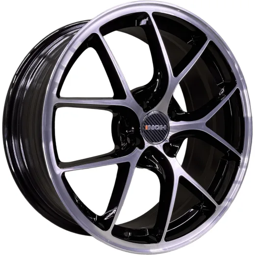 INCH 7x17/5x108 ET45 D60,1 FA8538 Gloss Black Machined Face (ZJH) FlowForming