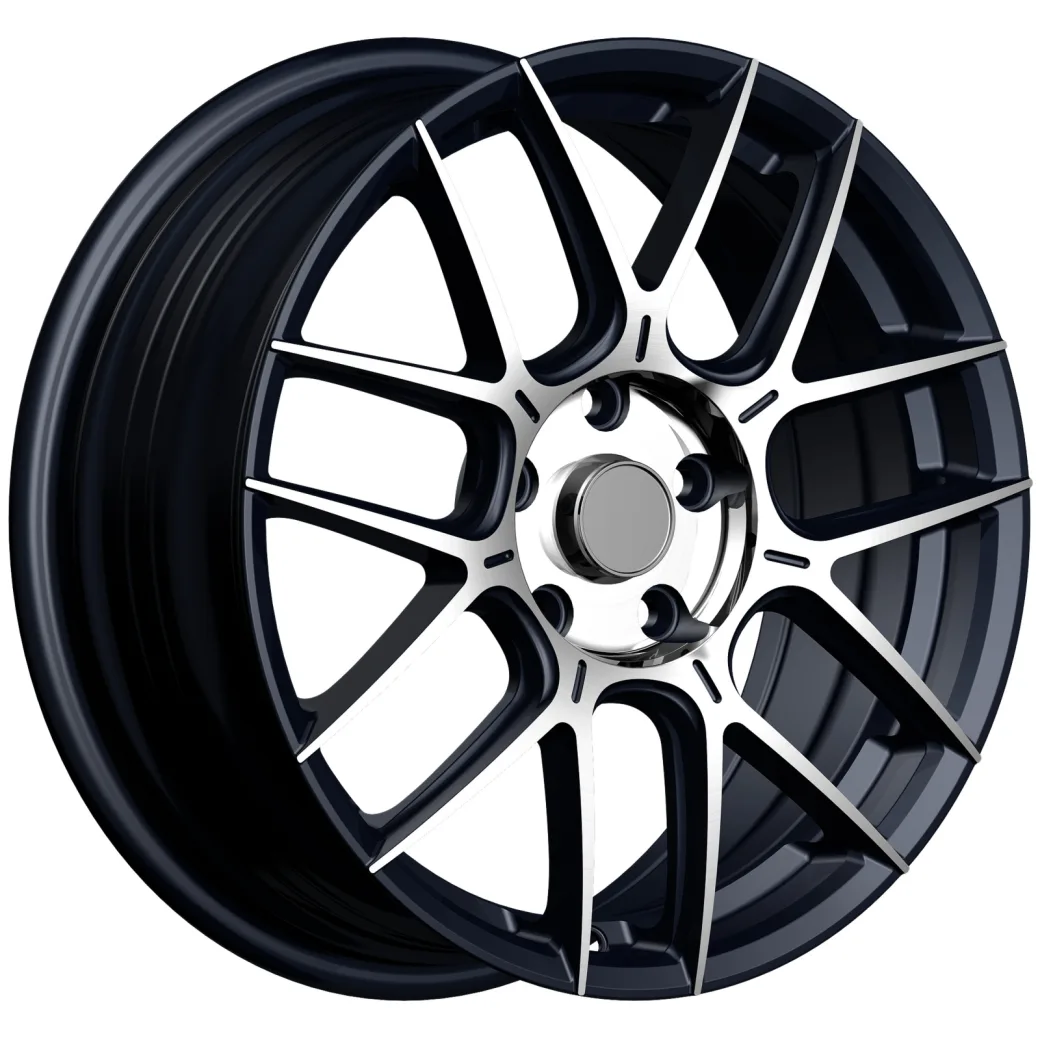 INCH 7x17/5x100 ET38 D57,1 FA8541 Gloss Black Machined Face (ZJH) FlowForming