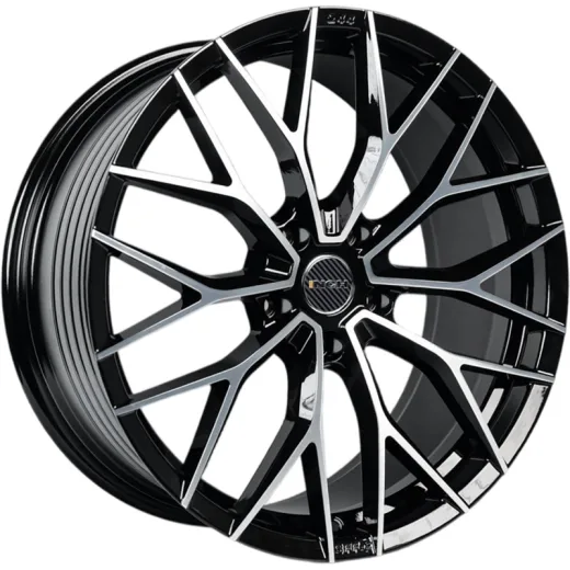 INCH 9x21/5x120 ET40 D72,6 GA8532 Gloss Black Machined Face (ZJH) FlowForming