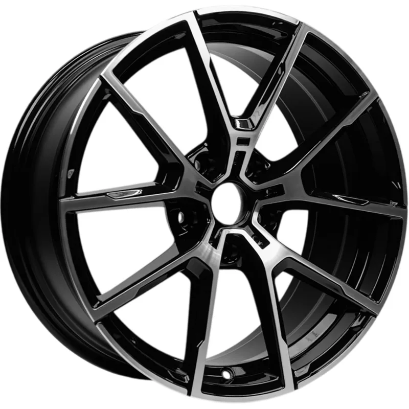 INCH 8x18/5x112 ET30 D66,56 ULF-R21 Gloss Black Machined Face (ZJH) FlowForming