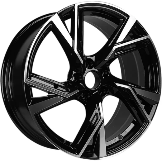 INCH 8x18/5x120 ET38 D57,1 ULF-R31 Gloss Black Machined Face (ZJH) FlowForming