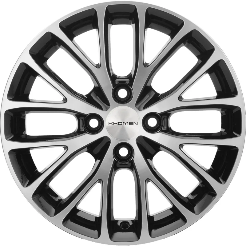 Khomen Wheels 6x15/4x100 ET40 D60,1 KHW1506 (Logan) Black-FP