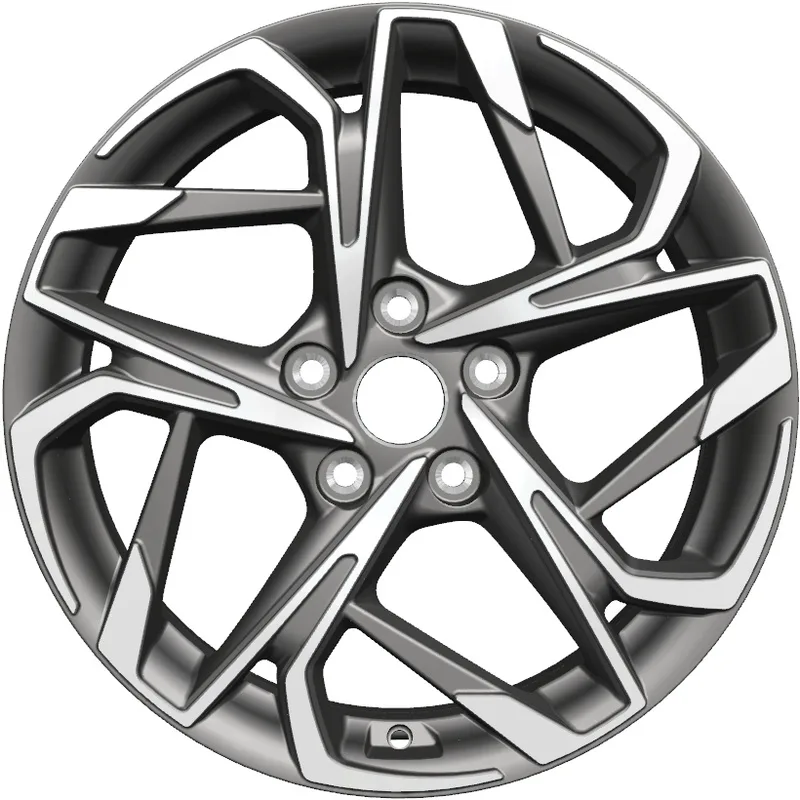 Khomen Wheels 7x17/5x114,3 ET45 D60,1 KHW1716 (Changan/Geely/Lexus/Toyota) Gray-FP (пш)