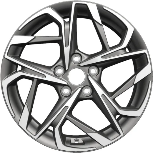 Khomen Wheels 7x17/5x114,3 ET45 D60,1 KHW1716 (Changan/Geely/Lexus/Toyota) Gray-FP (пш)