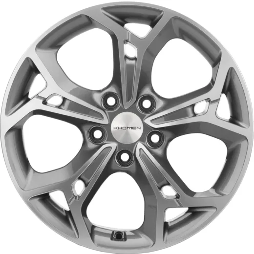 Khomen Wheels 7x17/5x114,3 ET45 D60,1 KHW1702 (Changan/Geely/Lexus/Toyota) Gray-FP