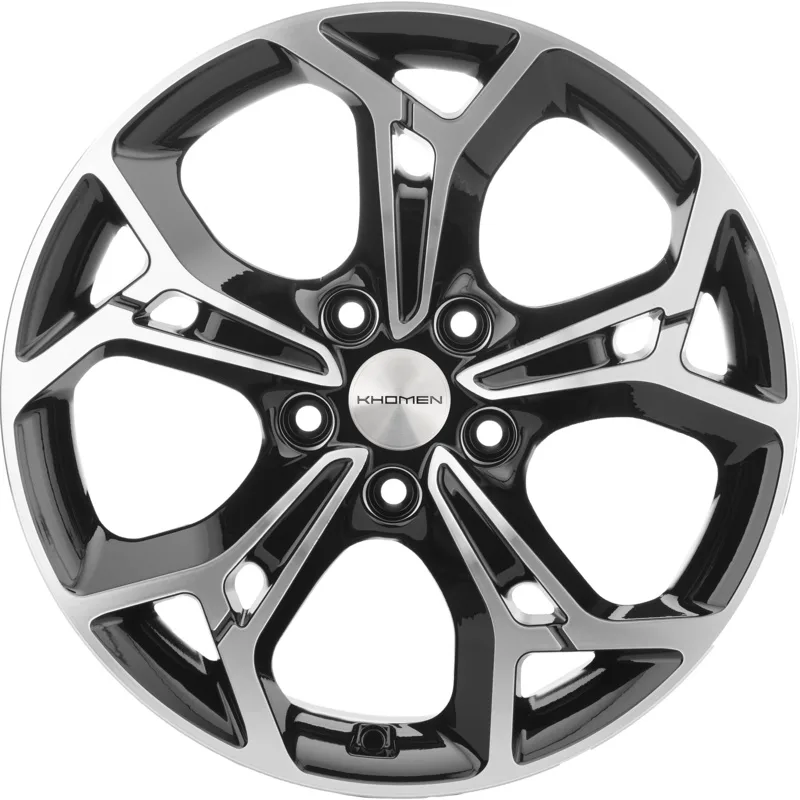 Khomen Wheels 7x17/5x114,3 ET39 D60,1 KHW1702 (RAV4) Black-FP