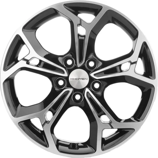 Khomen Wheels 7x17/5x114,3 ET39 D60,1 KHW1702 (RAV4) Black-FP