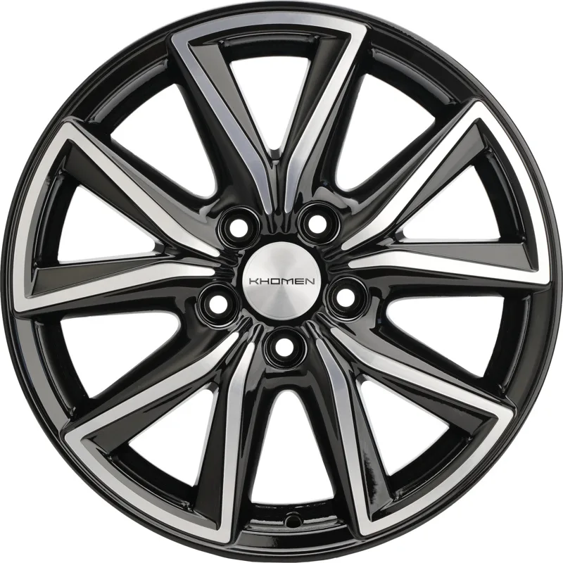 Khomen Wheels 7x17/5x114,3 ET39 D60,1 KHW1706 (RAV4) Black-FP