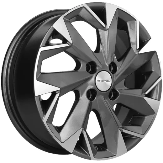 Khomen Wheels 5,5x14/4x100 ET43 D67,1 KHW1402 (Solaris/Logan/Rio) Gray-FP
