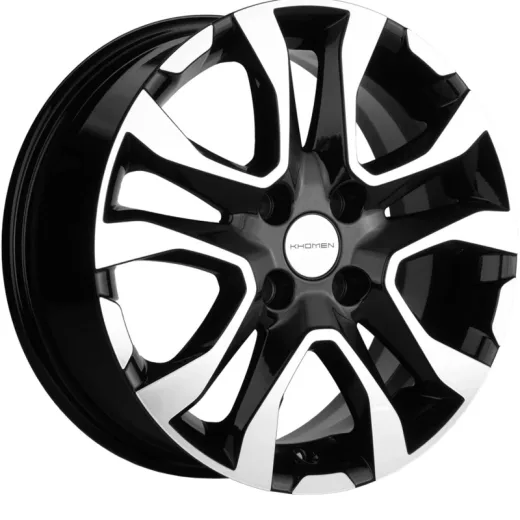 Khomen Wheels 6x15/4x100 ET46 D54,1 KHW1503 (Rio/Solaris) Black-FP