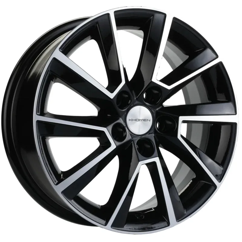 Khomen Wheels 6x15/5x100 ET37 D54,1 KHW1507 (15) Black-FP