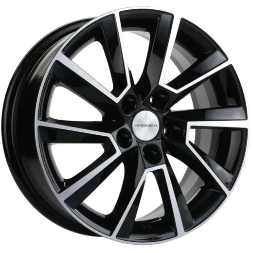 Khomen Wheels 6x15/5x100 ET37 D54,1 KHW1507 (15) Black-FP