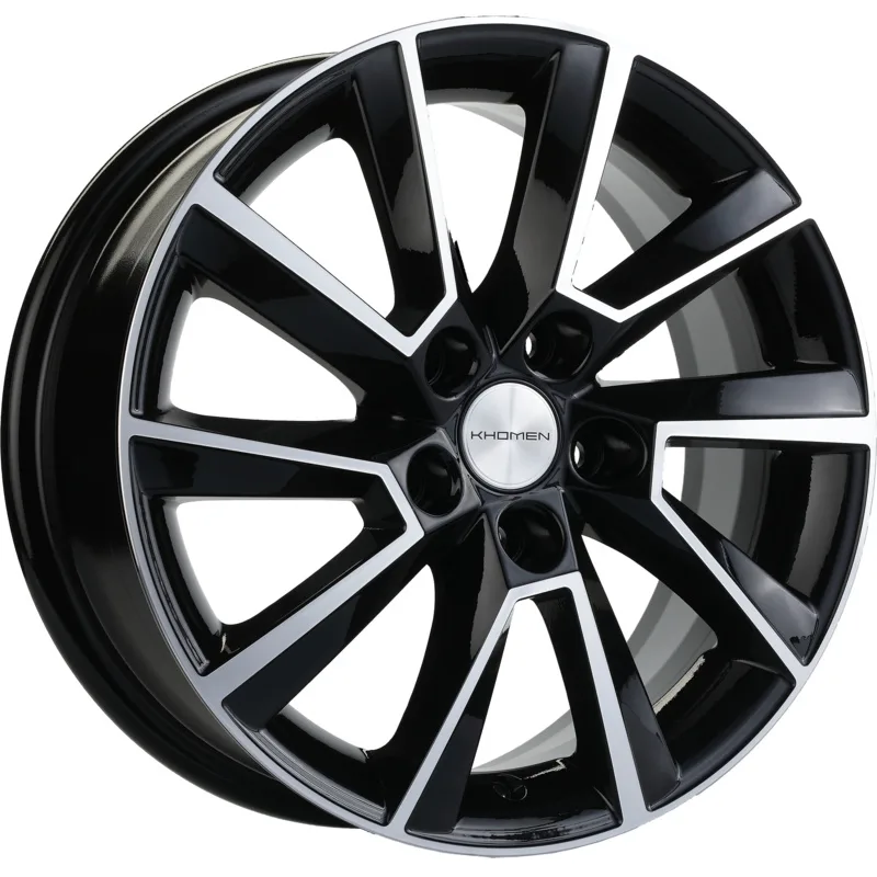 Khomen Wheels 6x15/5x100 ET40 D57,1 KHW1507 (Polo) Black-FP