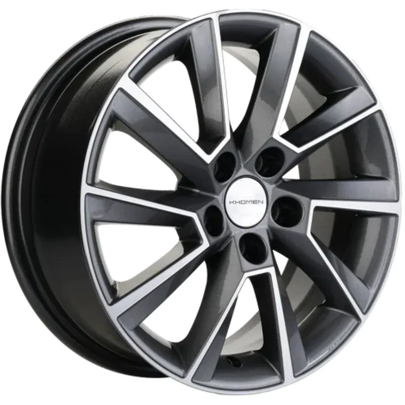 Khomen Wheels 6x15/5x100 ET38 D57,1 KHW1507 (Rapid/Fabia) Gray-FP