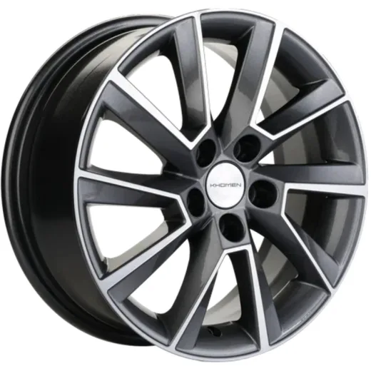 Khomen Wheels 6x15/5x100 ET38 D57,1 KHW1507 (Rapid/Fabia) Gray-FP