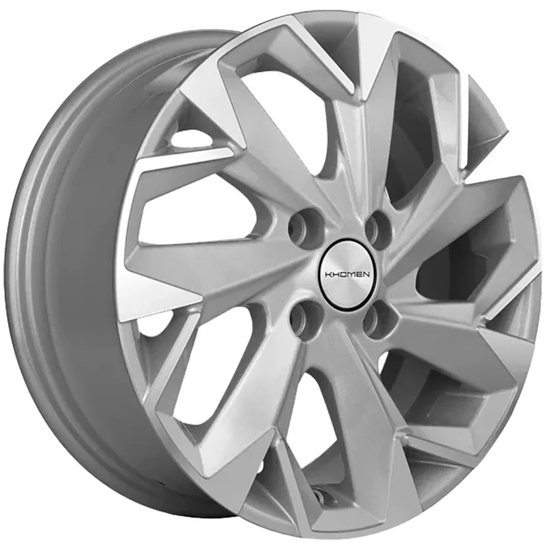 Khomen Wheels 6x15/4x100 ET39 D56,6 KHW1508 (Cobalt) F-Silver-FP