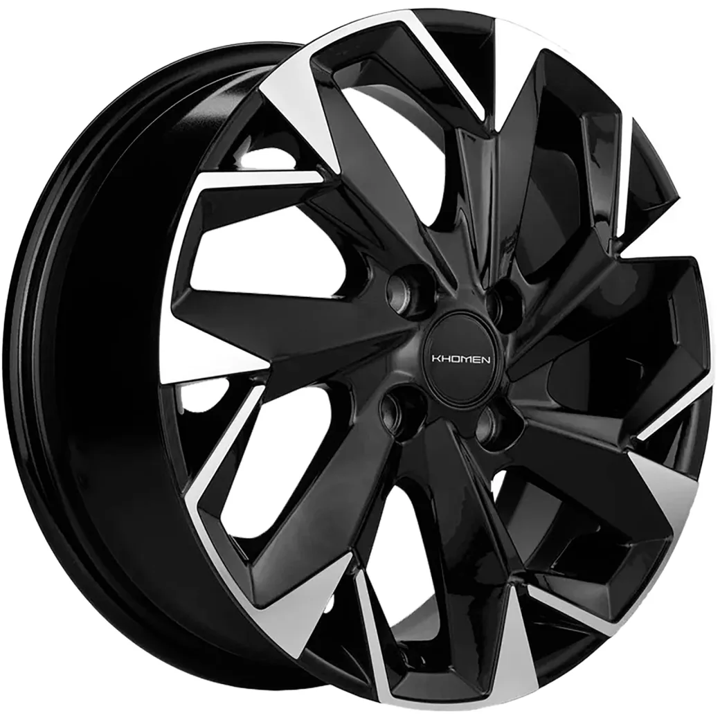 Khomen Wheels 6x15/4x100 ET40 D60,1 KHW1508 (Logan/Sandero) Black-FP