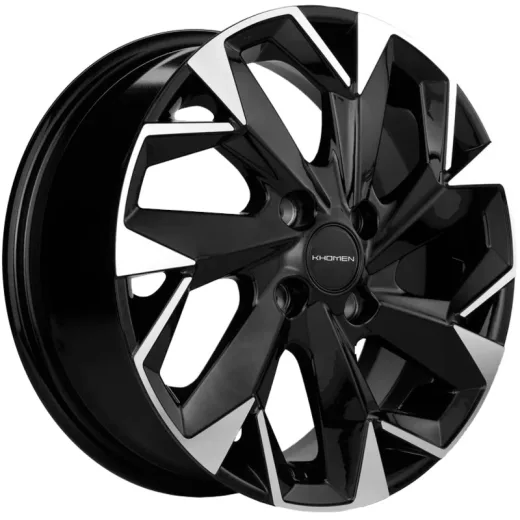 Khomen Wheels 6x15/4x100 ET50 D60,1 KHW1508 (Vesta) Black-FP