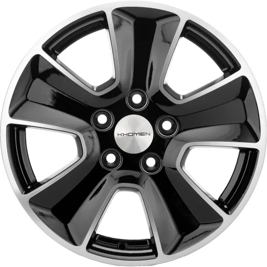 Khomen Wheels 6,5x16/5x110 ET45 D67,1 KHW1601 (DFM 580) Black-FP