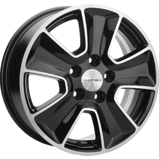 Khomen Wheels 6,5x16/5x114,3 ET43 D67,1 KHW1601 (Huyndai/Kia) Black-FP
