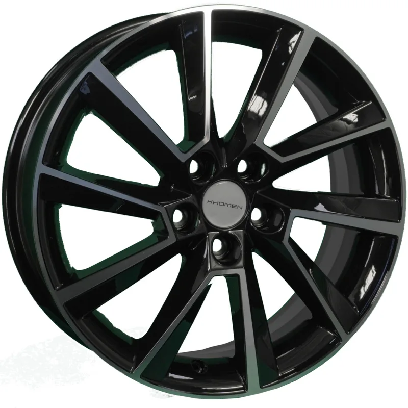 Khomen Wheels 6x16/5x100 ET40 D54,1 KHW1604 (Prius) Black-FP