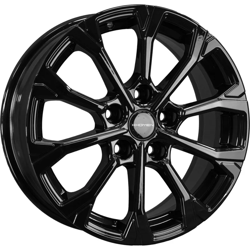 Khomen Wheels 6,5x16/5x112 ET46 D57,1 KHW1605 (Octavia A5/Golf/Jetta) Black