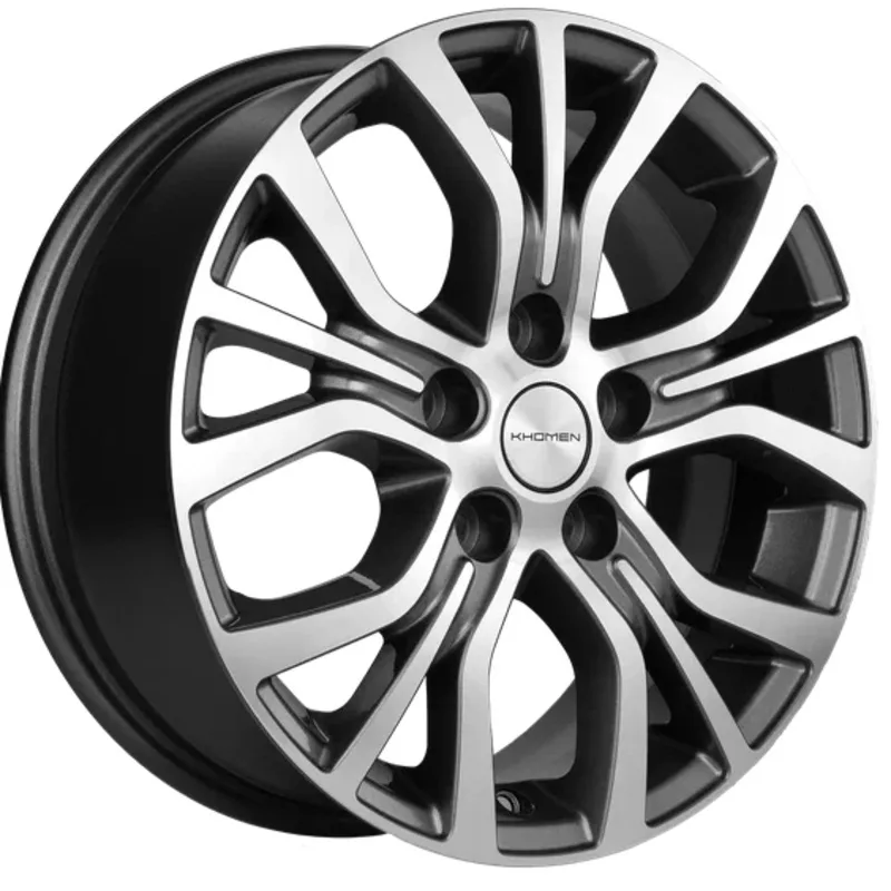 Khomen Wheels 6,5x16/5x110 ET43 D65,1 KHW1608 (Opel Zafira) Gray-FP