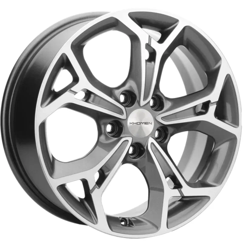 Khomen Wheels 7x17/5x114,3 ET50 D67,1 KHW1702 (CX-5/Seltos/Optima) Gray-FP