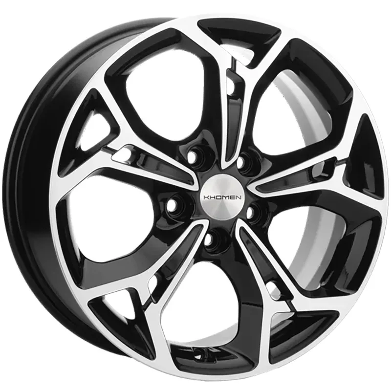 Khomen Wheels 7x17/5x108 ET43 D65,1 KHW1702 (DFM AX 7) Black-FP