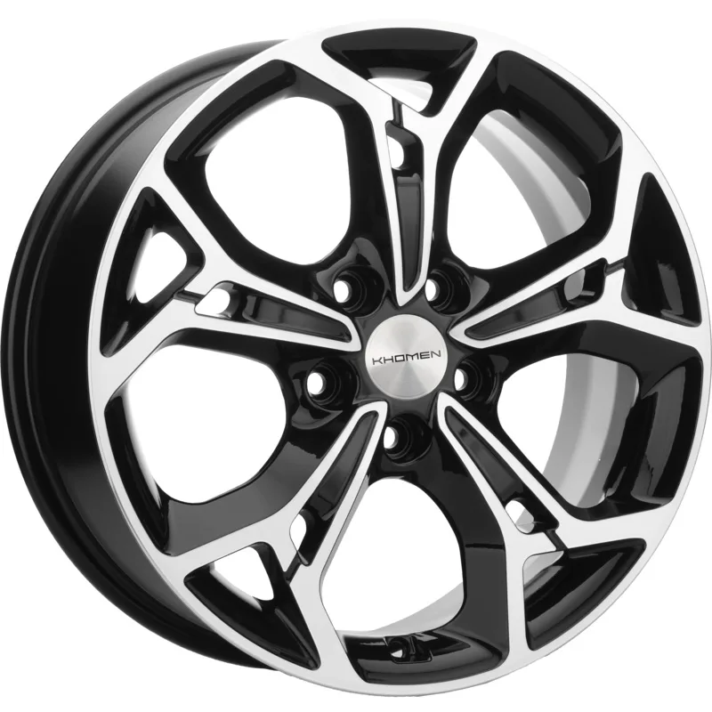 Khomen Wheels 7x17/5x114,3 ET48 D67,1 KHW1702 (Kia K5) Black-FP