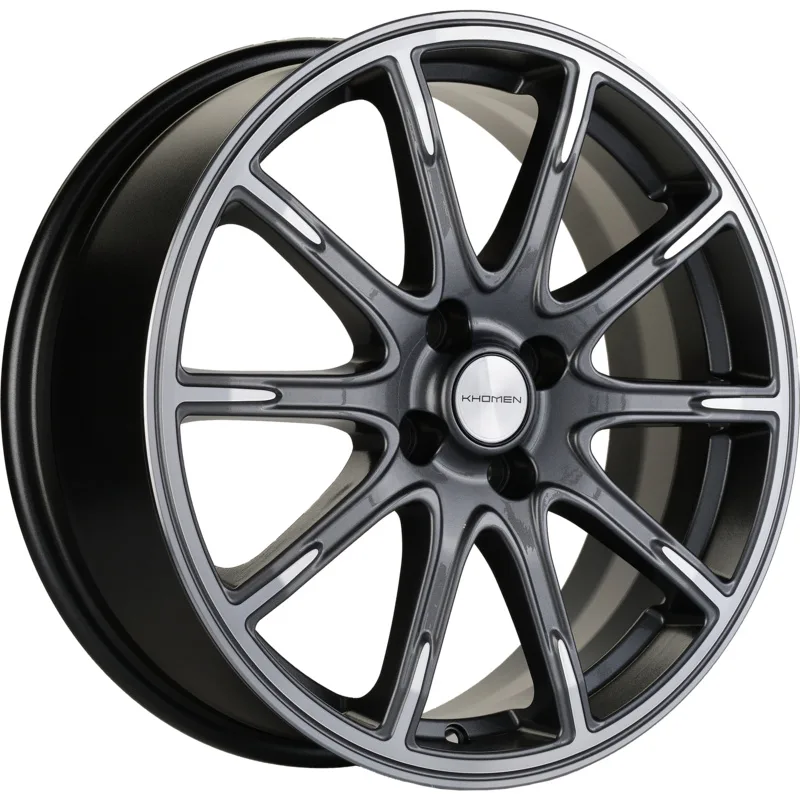 Khomen Wheels 6,5x17/4x100 ET50 D60,1 KHW1707 (Lada Vesta) Gray-FP