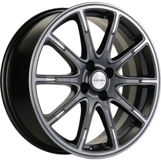 Khomen Wheels 6,5x17/4x100 ET43 D60,1 KHW1707 (Lada Vesta Cross) Gray-FP