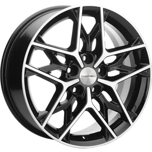 Khomen Wheels 7x17/5x114,3 ET40 D57,1 KHW1709 (Besturn X40) Black-FP