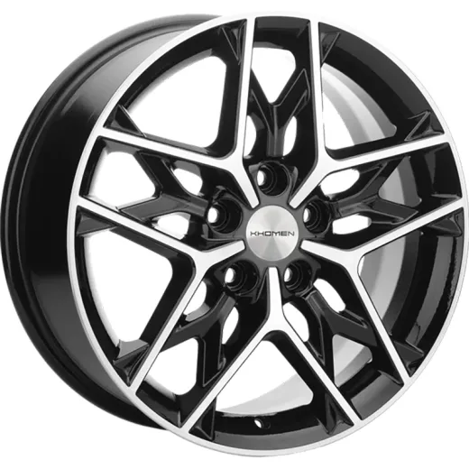 Khomen Wheels 7x17/5x114,3 ET53 D67,1 KHW1709 (Ceed) Black-FP