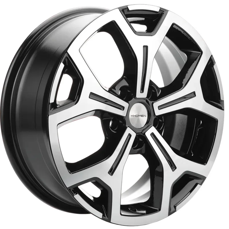 Khomen Wheels 6,5x17/5x120 ET60 D65,1 KHW1710(2) (VW Multivan) Black-FP