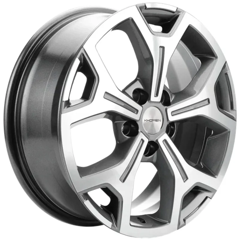 Khomen Wheels 6,5x17/5x120 ET60 D65,1 KHW1710(2) (VW Multivan) Gray-FP