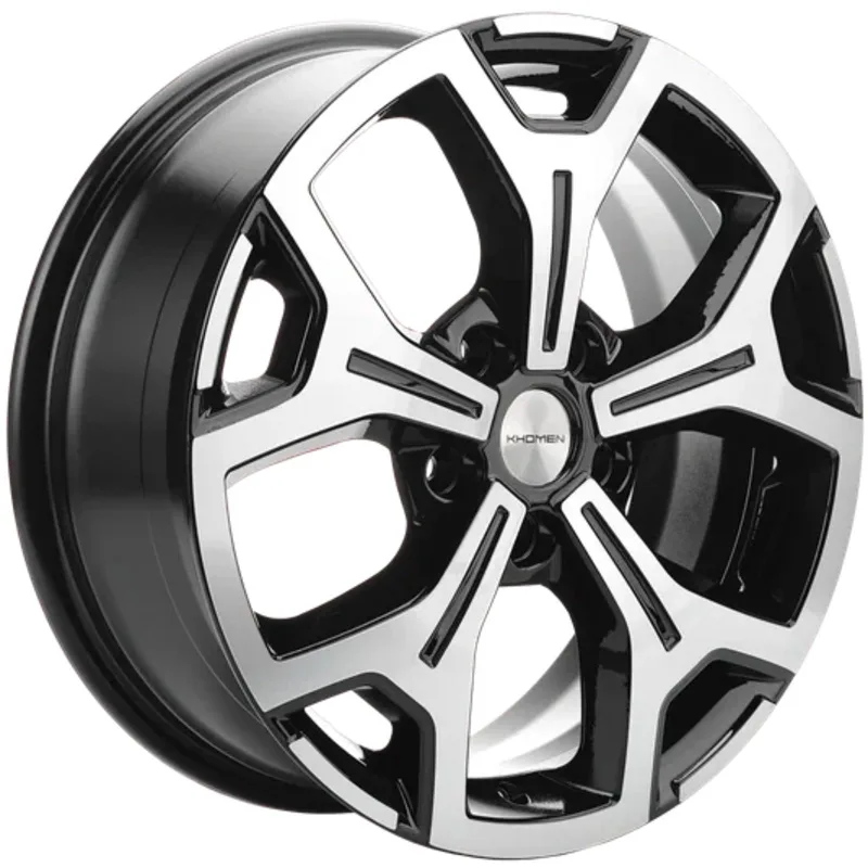 Khomen Wheels 6,5x17/5x108 ET33 D60,1 KHW1710 (Chery Tiggo/Tiggo 7 Pro) Black-FP (сфера)