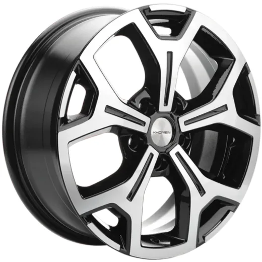 Khomen Wheels 6,5x17/5x108 ET33 D60,1 KHW1710 (Chery Tiggo/Tiggo 7 Pro) Black-FP (сфера)