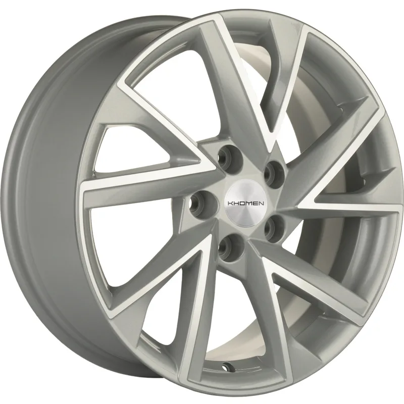 Khomen Wheels 7x17/5x108 ET50 D63,3 KHW1714 (Kuga/Focus) F-Silver-FP