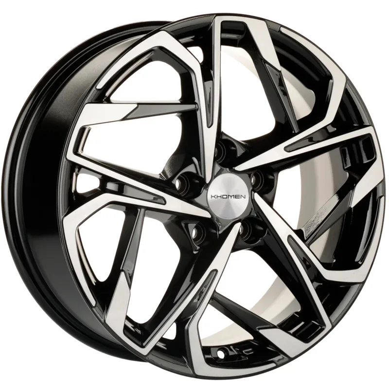Khomen Wheels 7x17/5x114,3 ET45 D60,1 KHW1716 (Changan/Geely/Lexus/Toyota) Black-FP