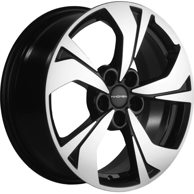 Khomen Wheels 7x17/5x108 ET33 D60,1 KHW1724 (Exeed LX) Black-FP