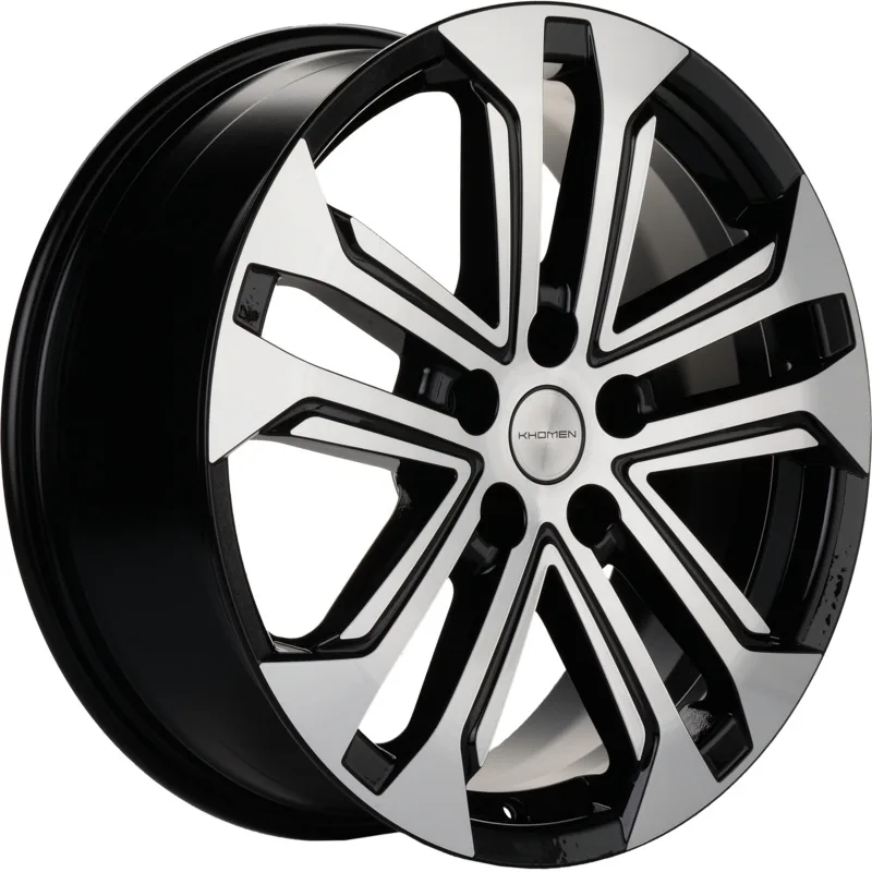 Khomen Wheels 7x18/5x108 ET46 D63,4 KHW1803 (Tugella) Black-FP