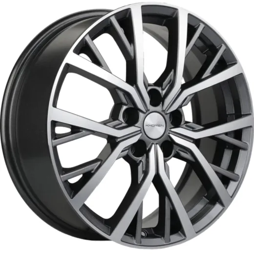 Khomen Wheels 7x18/5x112 ET43 D57,1 KHW1806 (Kodiaq/Tiguan) Gray-FP