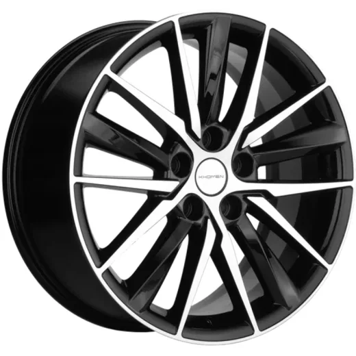 Khomen Wheels 8x18/5x114,3 ET53 D54,1 KHW1807 (Geely Coolray) Black-FP