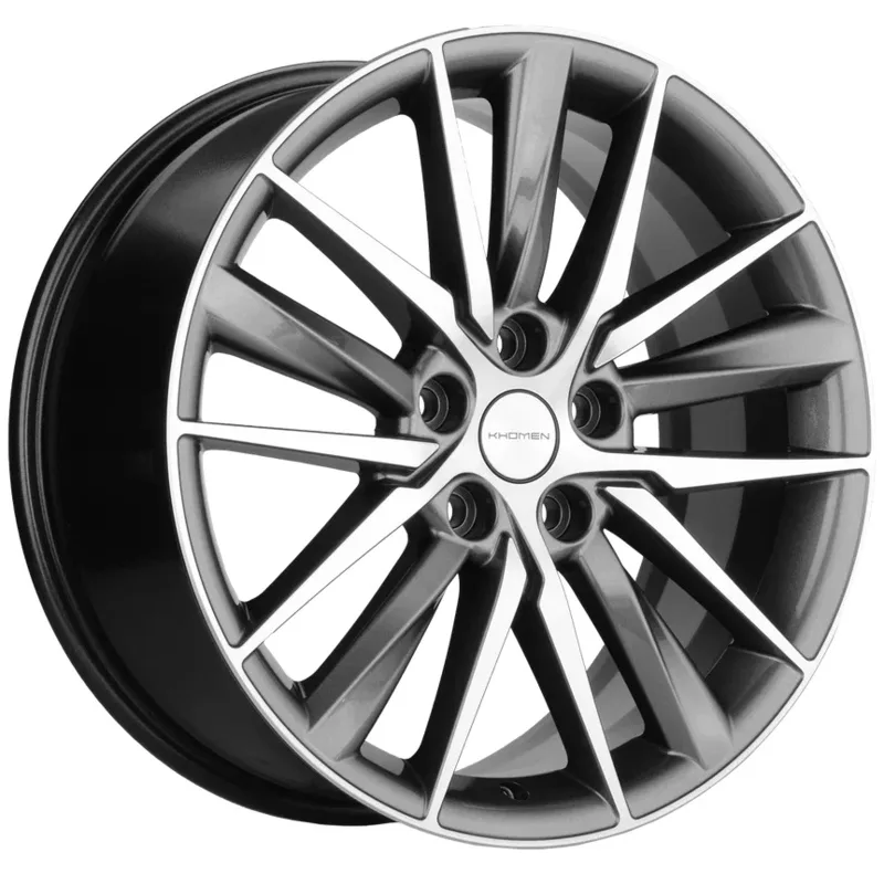 Khomen Wheels 8x18/5x114,3 ET53 D54,1 KHW1807 (Geely Coolray) Gray-FP